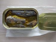 植物油125gの純重量のおいしく自然な缶詰にされた魚のサーディン
