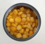 425gは甘い穀粒のトウモロコシ、水ハラールの標準の缶詰にされた黄色いトウモロコシを缶詰にしました