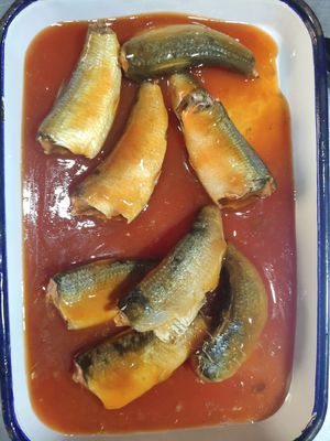 125g 高タンパク質の栄養成分のある保存されたサルディン魚