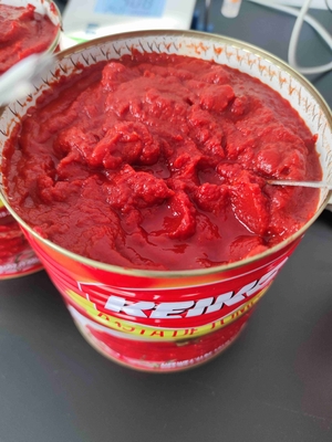 保管方法付きのトマトペースト（缶詰） 冷暗所保管 添加物なし 人工保存料不使用