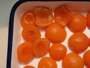 シロップISOの証明の新たに黄色によって皮をむかれる冷凍食品の杏子