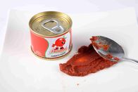 赤い色は缶詰にされたトマトのり100%の新しい原料ブリックス28 - 30を錫メッキしました