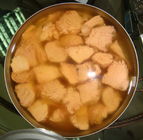 オイル/水の自然な缶詰にされたビンナガマグロは前菜のためのマグロを詰めました