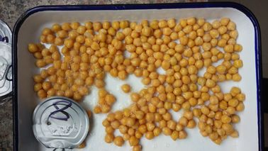 塩水のおいしい缶詰にされたひよこ豆容易な開いた錫3年の保存性の425g、567g、800g