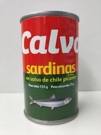 125G / 155G/425Gはトマト ソースのサーディンの魚を缶詰にしました