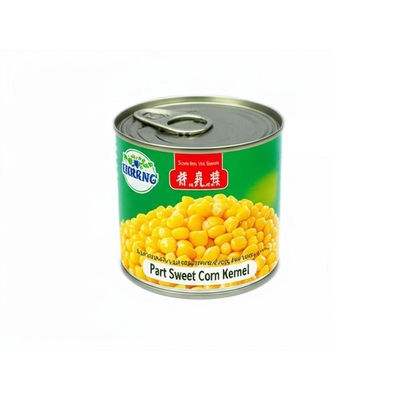 缶詰の種 缶詰の甘いトウモロコシ アレルゲンは,豆と小麦の一部の痕跡を含んでいる