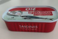 商業生殖不能症125gは大豆油のサーディンの魚を缶詰にした