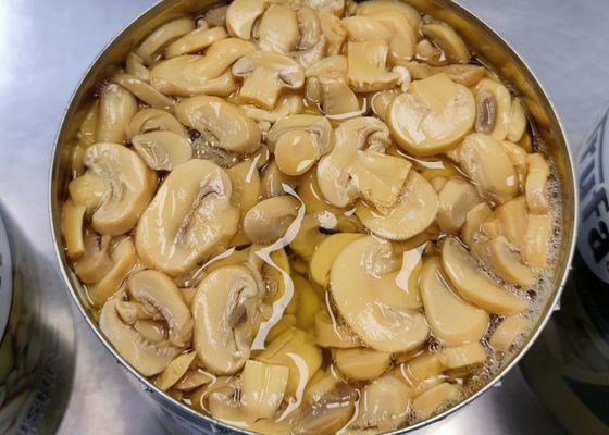 2840g Unlacquered缶詰にされたシャンピニオンのきのこの部分および茎