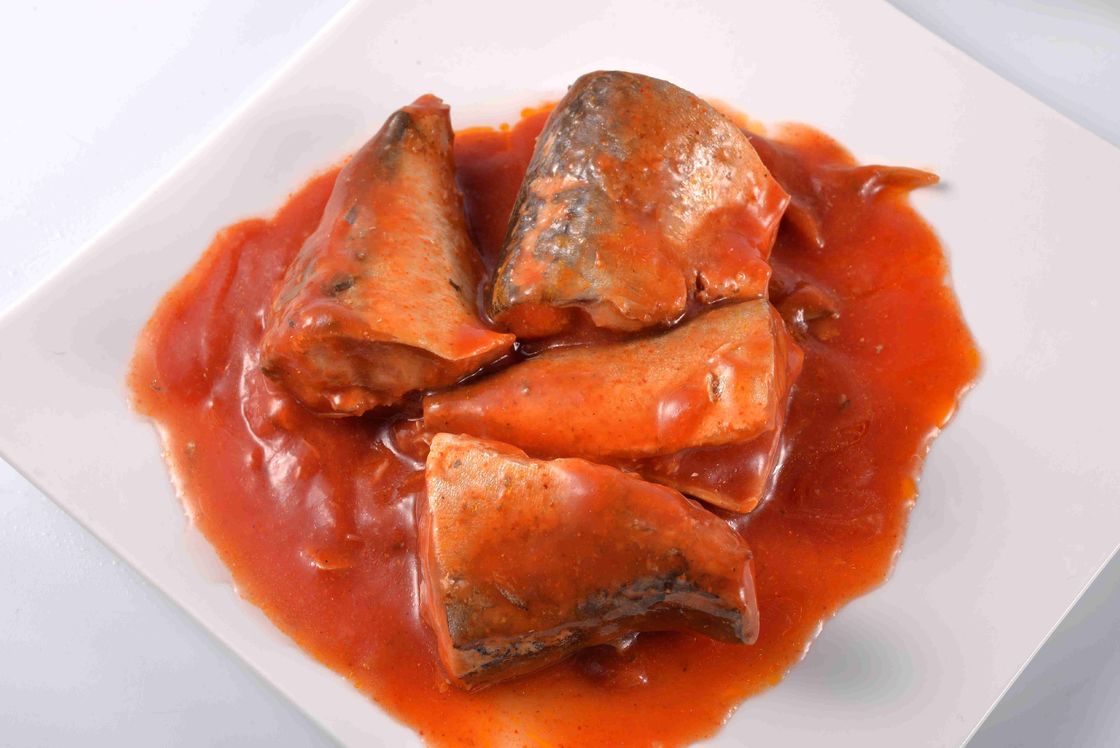 トマト ソースのFDA HACCPの証明の錫のパッキング サバによって缶詰にされる魚