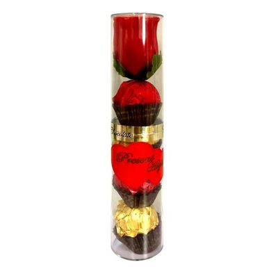 T.4 ROSE CYLINDER スーパーマーケット用 信頼される製品 複合チョコレート